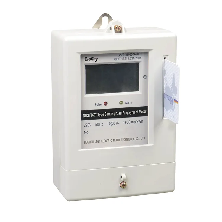 Una pars IC Card Prepaid Energy Meter