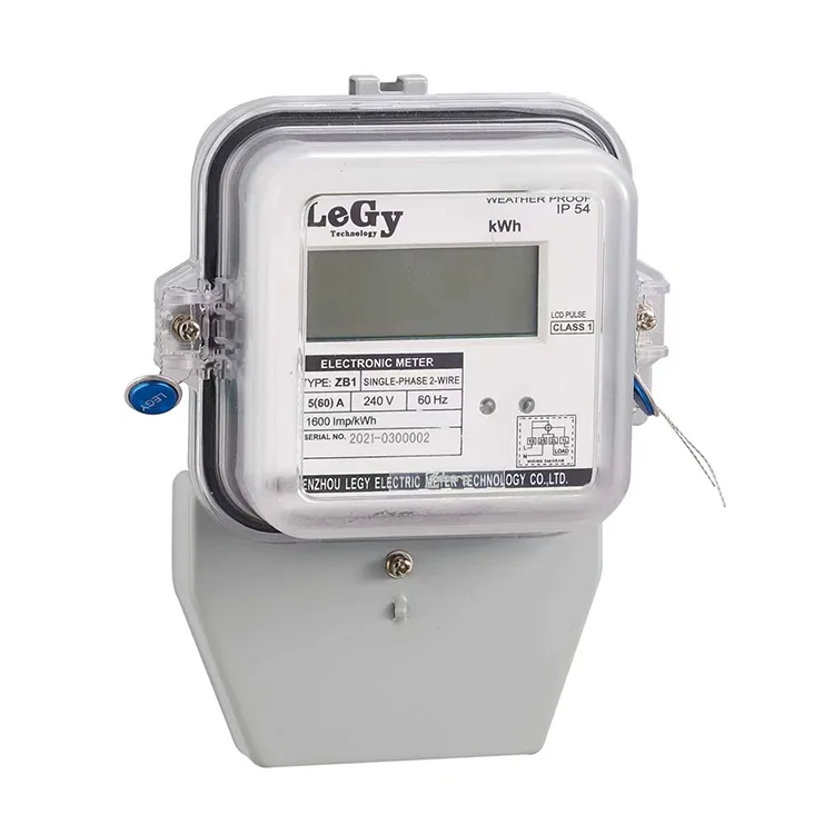 Single Phase LCD Propono Multifunction Smart Energy Meter