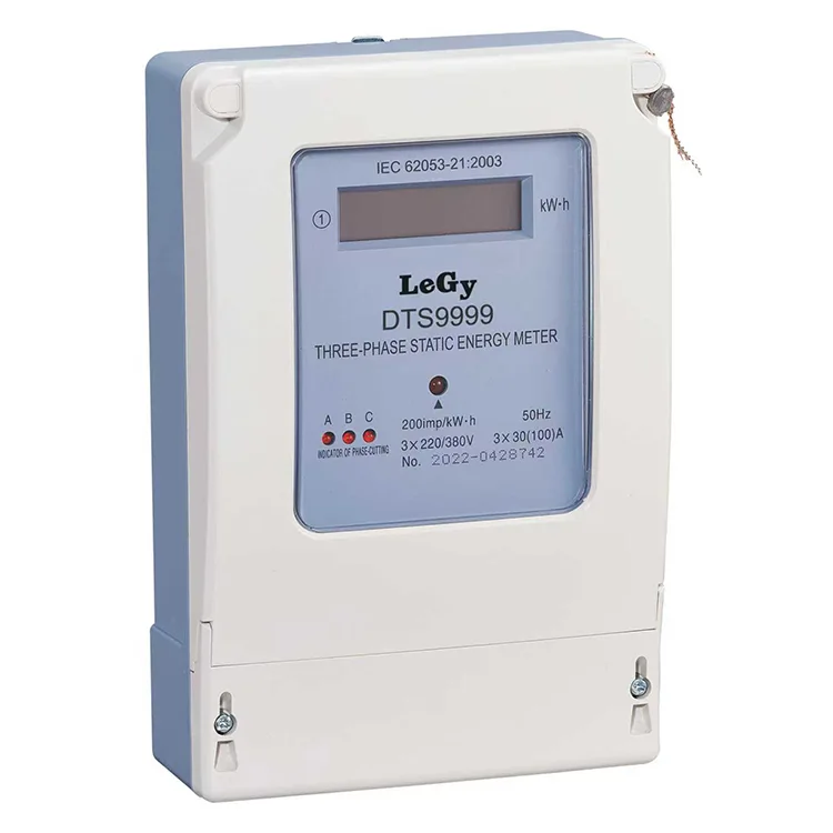 Tres Phase Electronic kWh Energy Meter