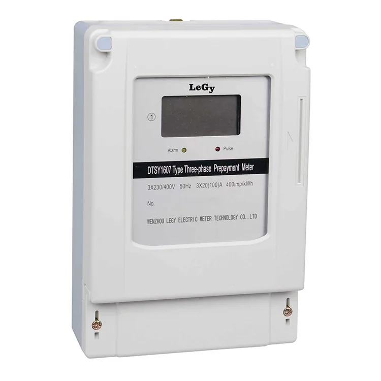 Tres Phase IC Card Prepaid Energy Meter